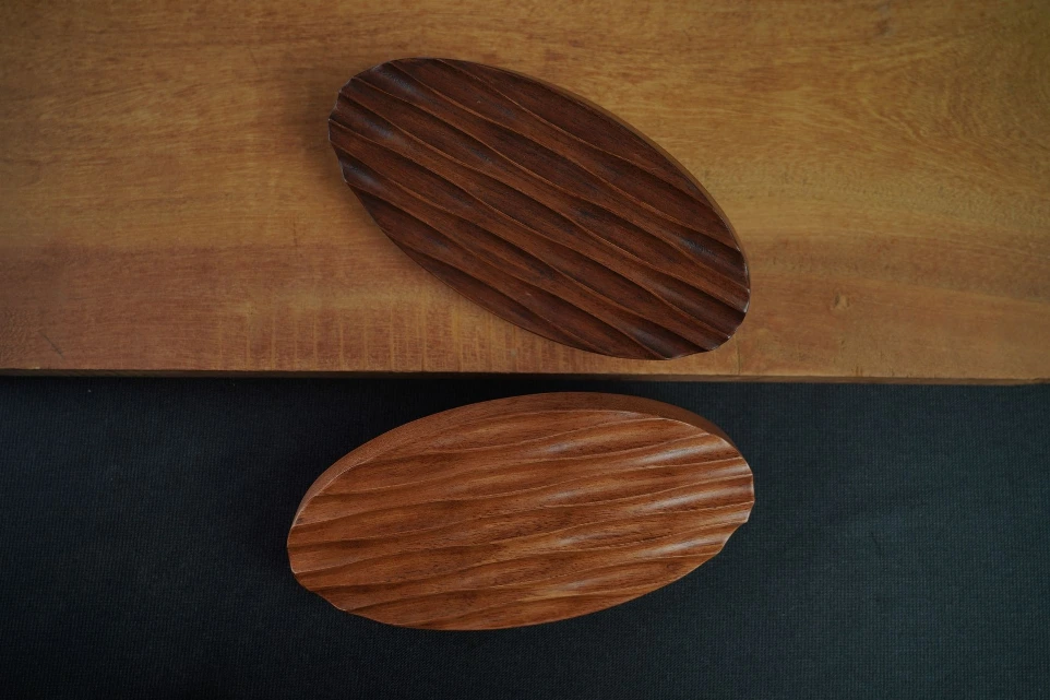 Handcrafted solid wood Handles for wardrobes with premium finish - O-des Studios