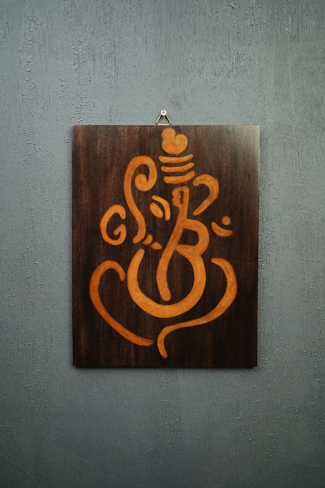 Vighnaharta / 01 Wood Epoxy Wallart